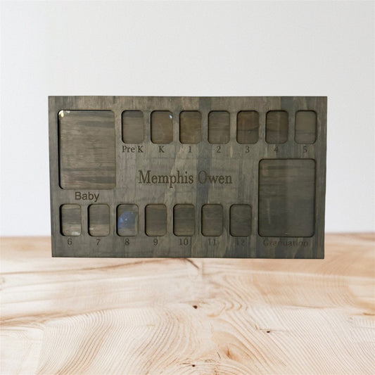 Picture frame baby-graduation