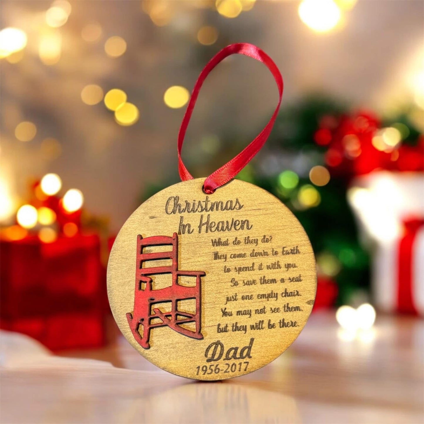 Christmas in heaven ornament