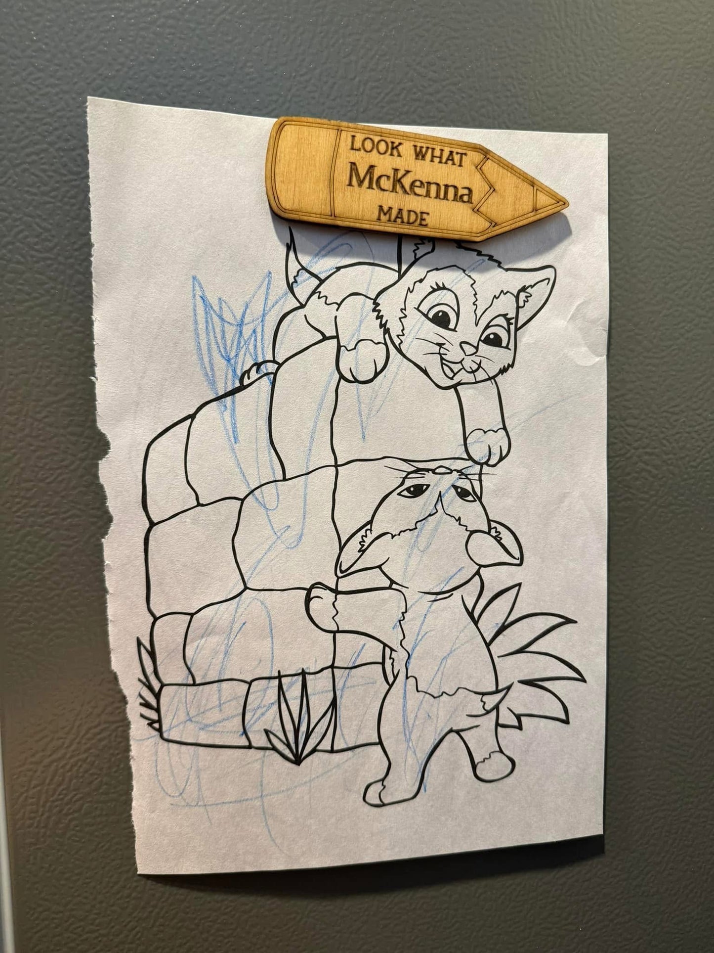 Look what _ made